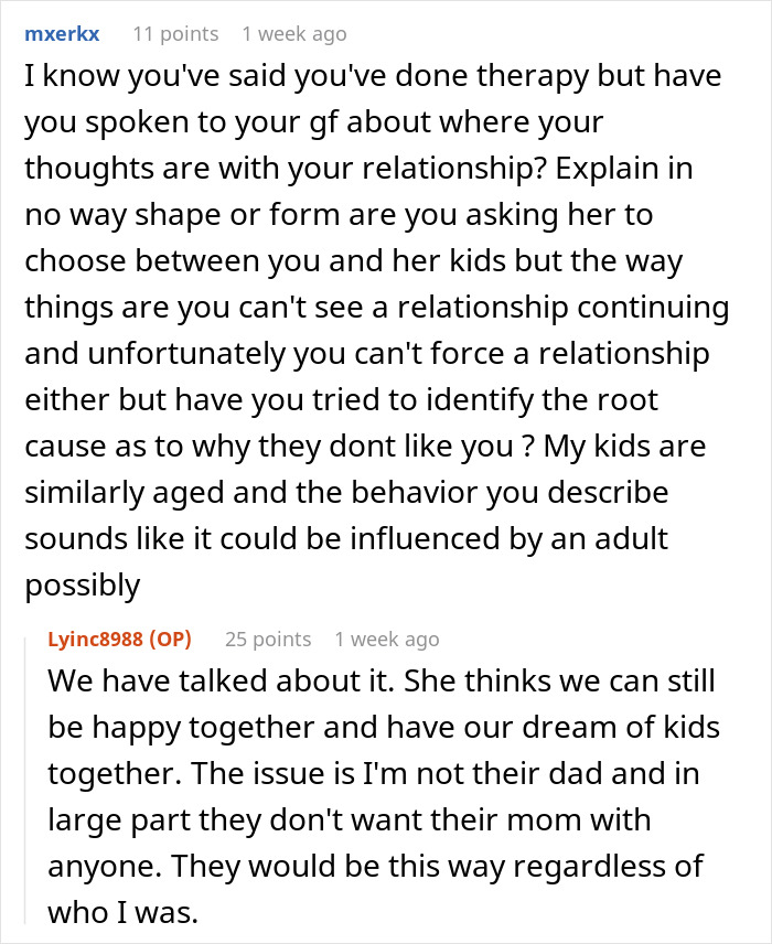 Man Tries To Win Over Fiancee’s Kids For 6 Years, Gives Up And Wants To Break Up