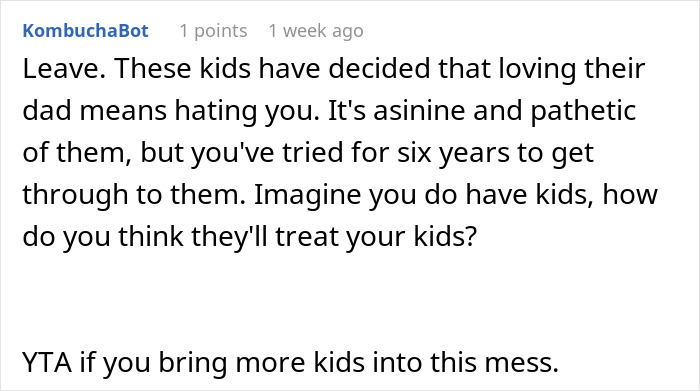 Man Tries To Win Over Fiancee’s Kids For 6 Years, Gives Up And Wants To Break Up