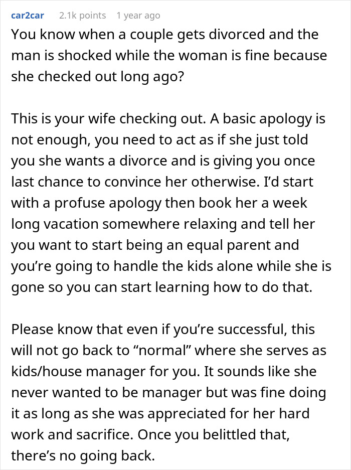 Man Tells Wife She “Couldn’t Do It Without Him,” Watches Her Prove Him Wrong
