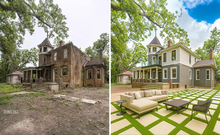 From Ruins to Beauty: 35 Impressive Before-And-After Transformations By Kou Yang