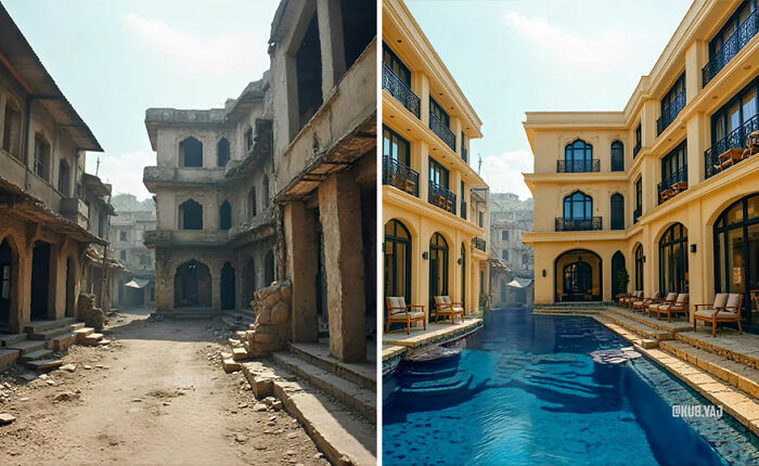 From Ruins to Beauty: 35 Impressive Before-And-After Transformations By Kou Yang