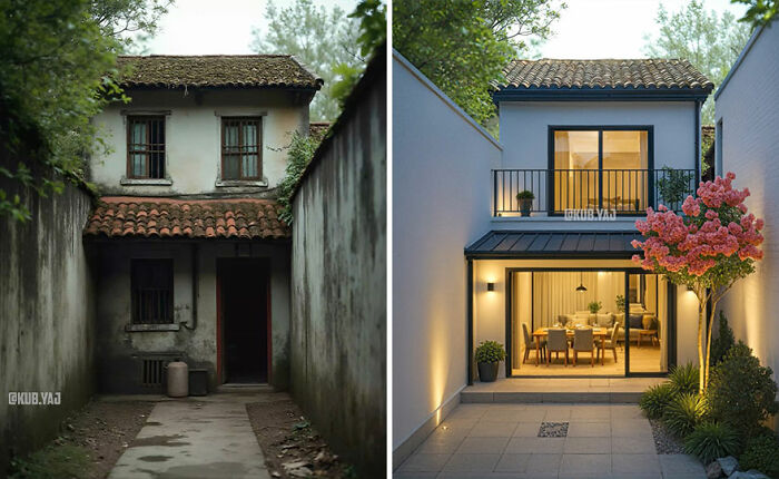 From Ruins to Beauty: 35 Impressive Before-And-After Transformations By Kou Yang