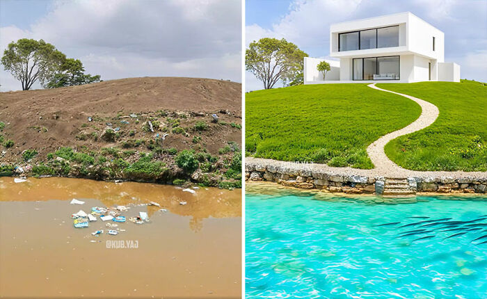 From Ruins to Beauty: 35 Impressive Before-And-After Transformations By Kou Yang