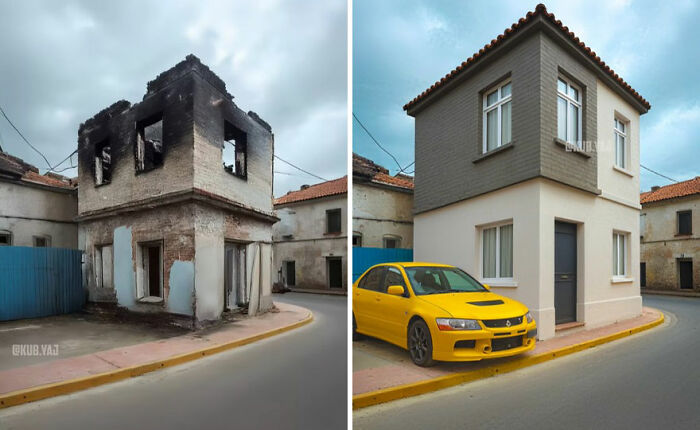 From Ruins to Beauty: 35 Impressive Before-And-After Transformations By Kou Yang