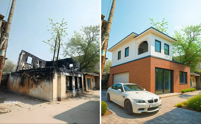 From Ruins to Beauty: 35 Impressive Before-And-After Transformations By Kou Yang