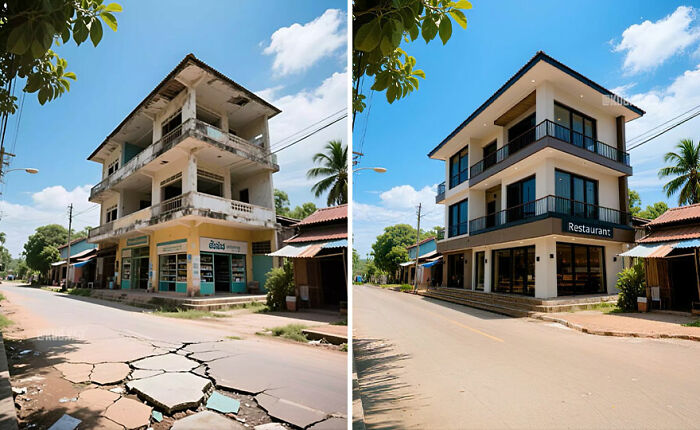 From Ruins to Beauty: 35 Impressive Before-And-After Transformations By Kou Yang