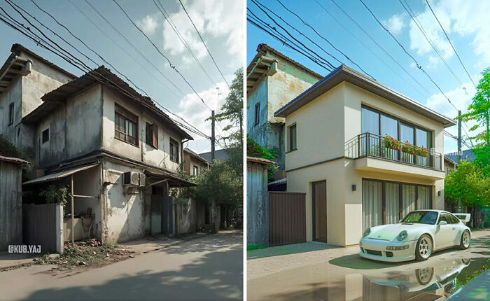 From Ruins to Beauty: 35 Impressive Before-And-After Transformations By Kou Yang
