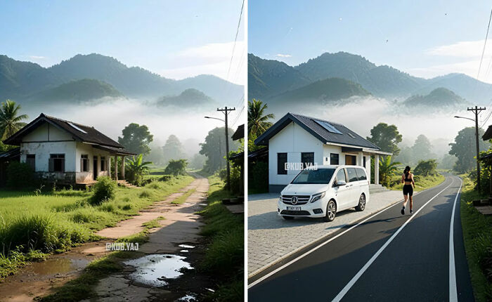From Ruins to Beauty: 35 Impressive Before-And-After Transformations By Kou Yang