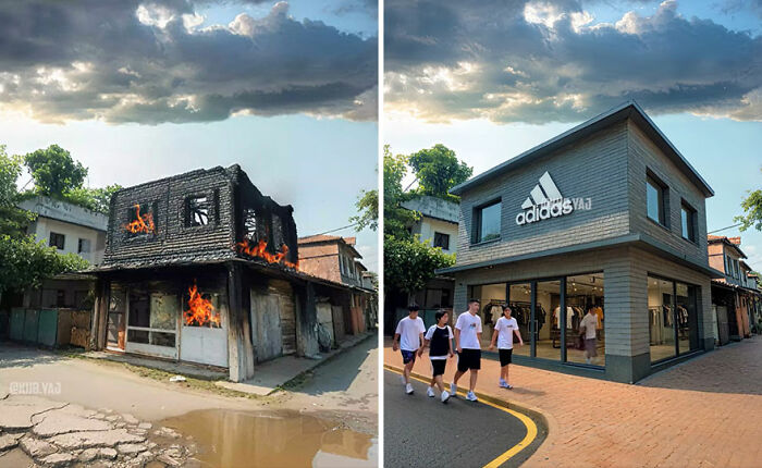 From Ruins to Beauty: 35 Impressive Before-And-After Transformations By Kou Yang