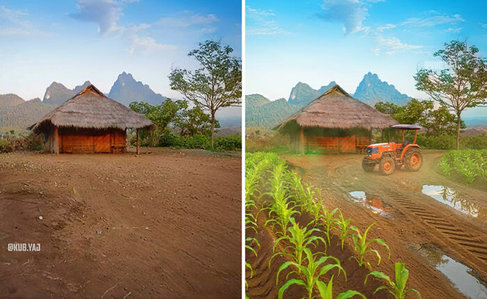 From Ruins to Beauty: 35 Impressive Before-And-After Transformations By Kou Yang