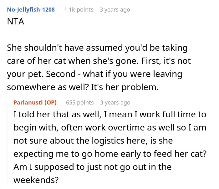 Lady Plans Family Vacation, Dumps Cat Duties On Roommate Who Refuses To Be The Litter Box Servant