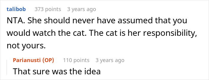 Lady Plans Family Vacation, Dumps Cat Duties On Roommate Who Refuses To Be The Litter Box Servant