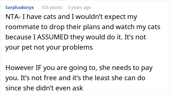 Lady Plans Family Vacation, Dumps Cat Duties On Roommate Who Refuses To Be The Litter Box Servant