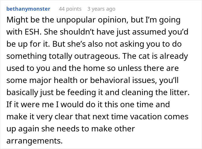 Lady Plans Family Vacation, Dumps Cat Duties On Roommate Who Refuses To Be The Litter Box Servant