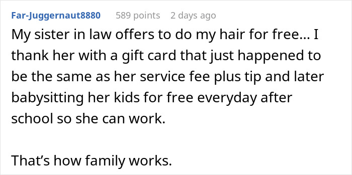 MIL Acts Like Future DIL Is Her Personal Hairstylist, Refuses To Believe She Won’t Work For Free