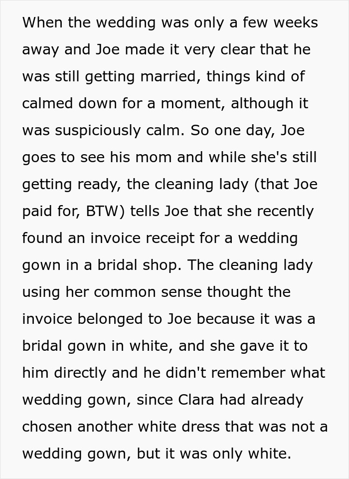 Mom Wears A White Gown To Her Son’s Wedding, So The Bride’s Friend Makes Sure She’s Uncomfortable