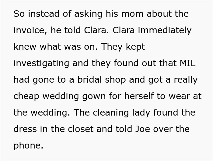 Mom Wears A White Gown To Her Son’s Wedding, So The Bride’s Friend Makes Sure She’s Uncomfortable