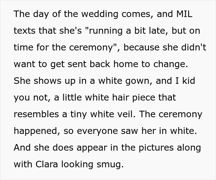 Mom Wears A White Gown To Her Son’s Wedding, So The Bride’s Friend Makes Sure She’s Uncomfortable