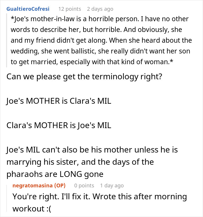 Mom Wears A White Gown To Her Son’s Wedding, So The Bride’s Friend Makes Sure She’s Uncomfortable