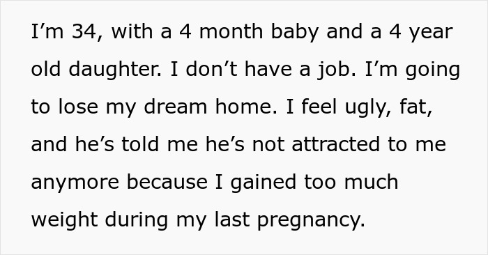 Man Falls Out Of Love With His Wife After She Gives Birth To Their Second Baby, Wants To Leave Her Homeless