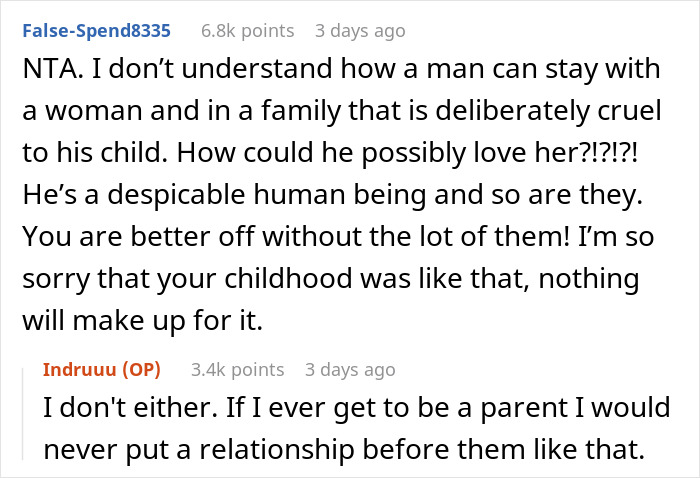 20YO Spends Childhood Being Excluded By Dad’s New Wife’s Kids, Years Later Refuses To Reunite