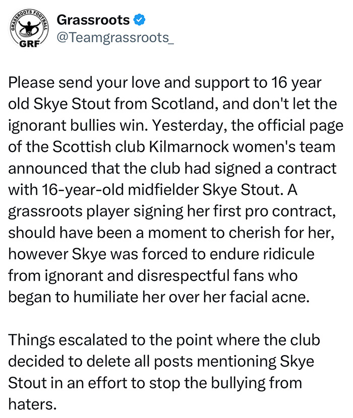 16YO Footballer Heartlessly Bullied For Her Looks Shuts Down &#8216;Pathetic&#8217; Trolls With Fantastic Response