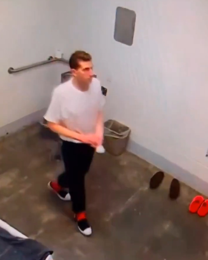 Chilling Footage From Jail Shows Bryan Kohberger With Red Hands As Inmates Torment Him