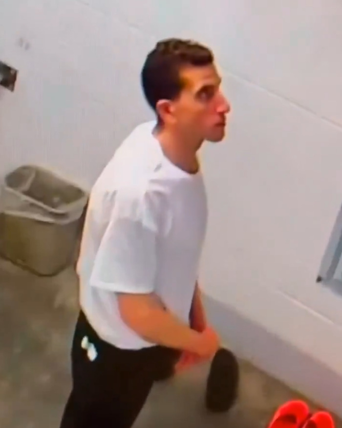 Chilling Footage From Jail Shows Bryan Kohberger With Red Hands As Inmates Torment Him