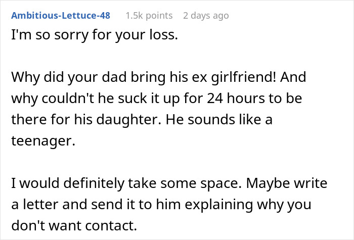 Woman Appalled By Dad’s Reaction To Her Giving Birth To His Dead Grandchild