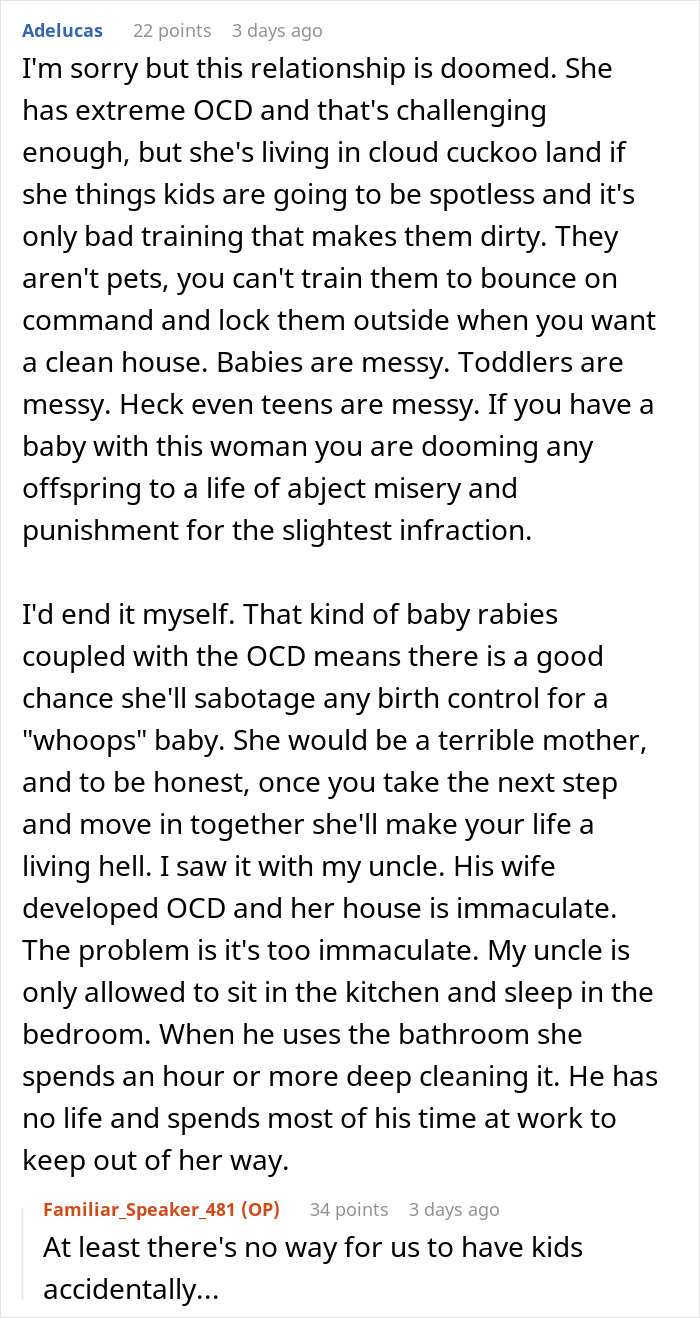 “There’s No Such Thing As A Clean Toddler”: Woman’s Warning Sparks Relationship Fight
