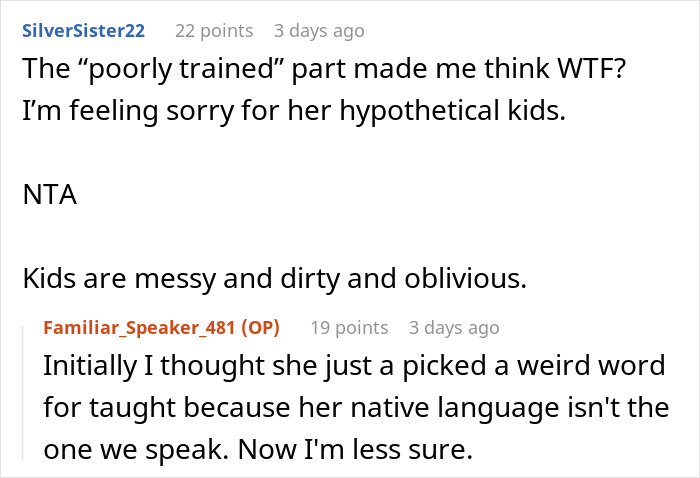 “There’s No Such Thing As A Clean Toddler”: Woman’s Warning Sparks Relationship Fight