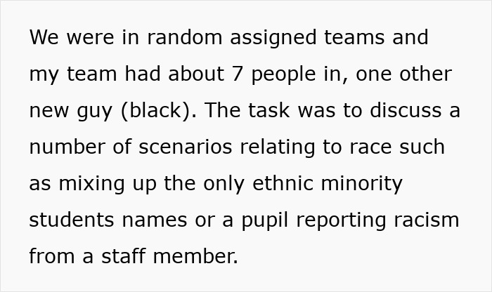 Teacher Reveals Racist Thoughts During &#8220;Unconscious Bias&#8221; Training, New Hire Wonders About Reporting