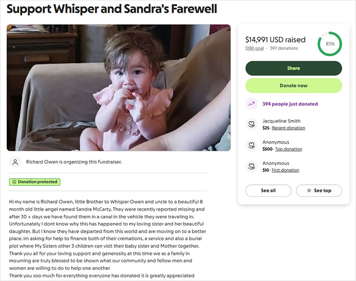 “Sounds Fishy”: Bodies Of Missing Mom And Baby Found A Month After They Left Doctor&#8217;s Appointment