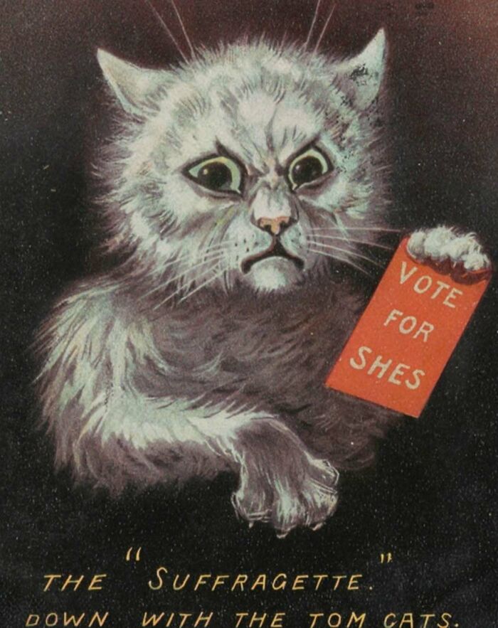 50 Vintage Cats For Your Viewing Pleasure, In Case You Thought They Were Less Cute In Centuries Past