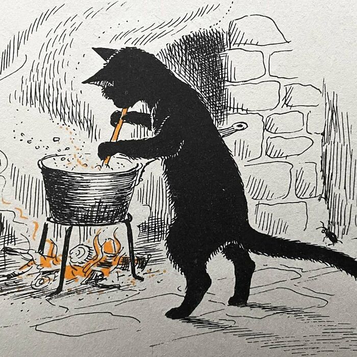 50 Vintage Cats For Your Viewing Pleasure, In Case You Thought They Were Less Cute In Centuries Past