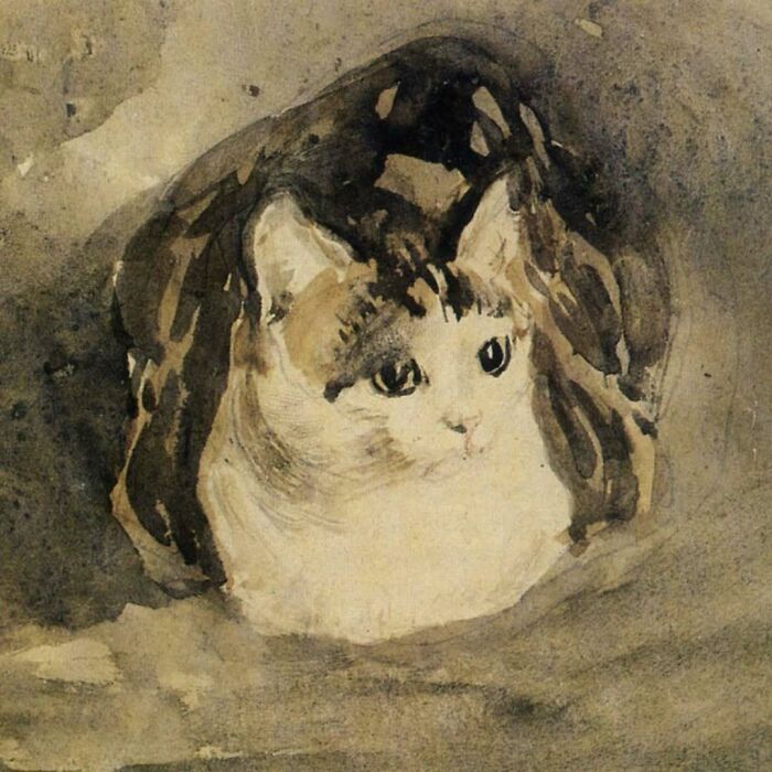 50 Vintage Cats For Your Viewing Pleasure, In Case You Thought They Were Less Cute In Centuries Past