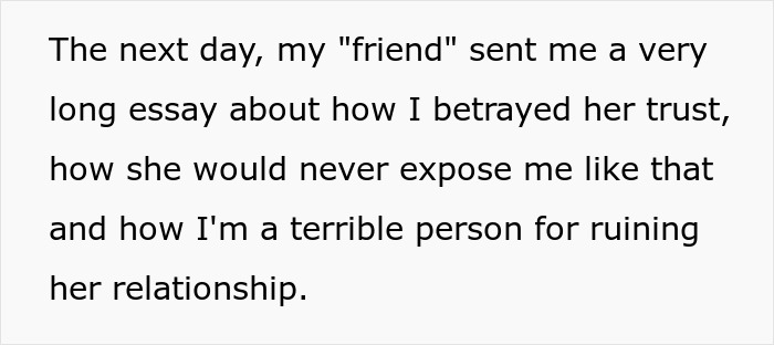 Woman Exposes Friend’s Personal Life Details At A Friendly Gathering, Receives The Same In Return