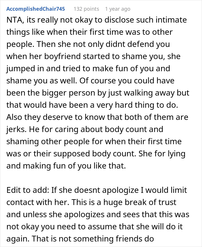 Woman Exposes Friend’s Personal Life Details At A Friendly Gathering, Receives The Same In Return