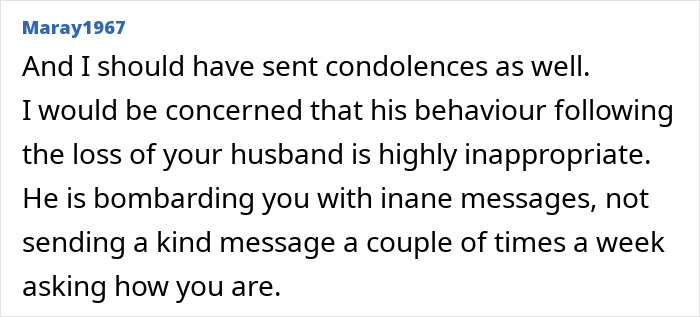 Widow Dealing With Hubby&#8217;s Loss Asks Friend To Give Her Space, He Just Bombards Her With Texts