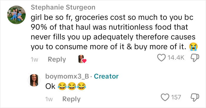 Woman Spends Nearly $500 On Groceries, Internet Asks “So&#8230; Where’s The Food?”
