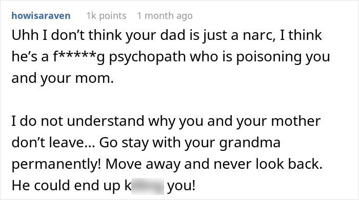 Man Gets Blood Tests Done, Confirms His Suspicions That Dad Is Messing With His Food