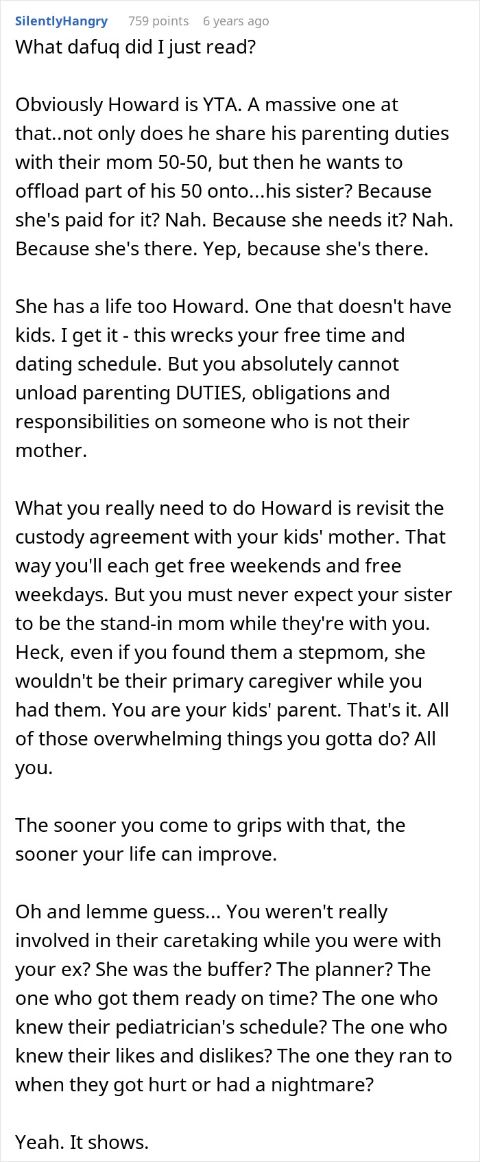 &#8220;AITA? Brother Upset I Am Not Taking On Childcare Duties When We Live Together&#8221;