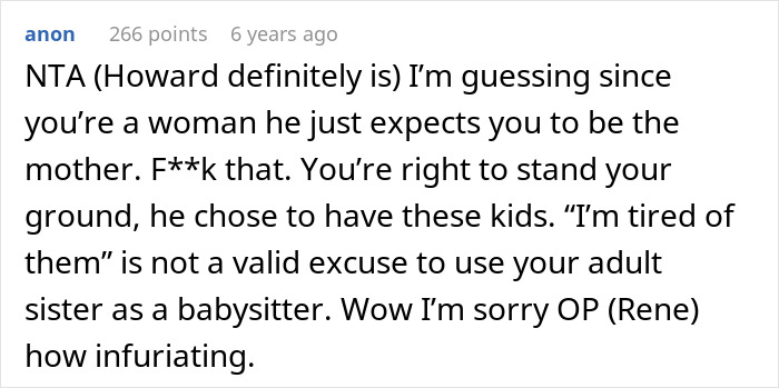 &#8220;AITA? Brother Upset I Am Not Taking On Childcare Duties When We Live Together&#8221;