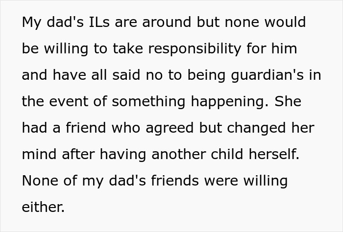 Parents Try To Guilt 21YO Into Taking Guardianship Of Autistic Stepbrother, She Flat-Out Refuses