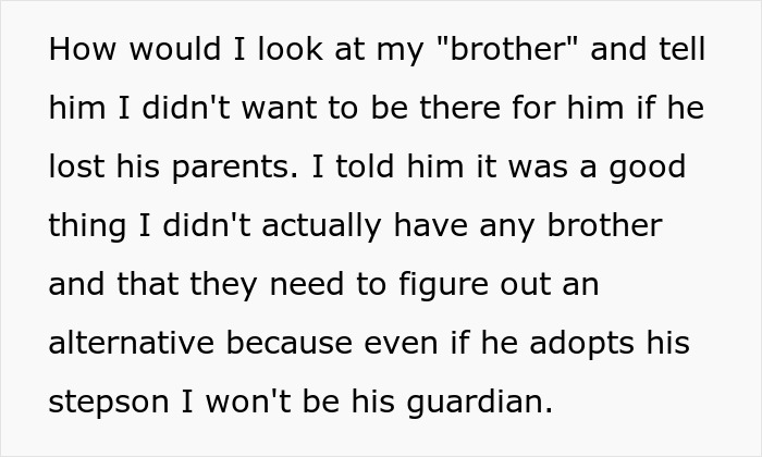 Parents Try To Guilt 21YO Into Taking Guardianship Of Autistic Stepbrother, She Flat-Out Refuses