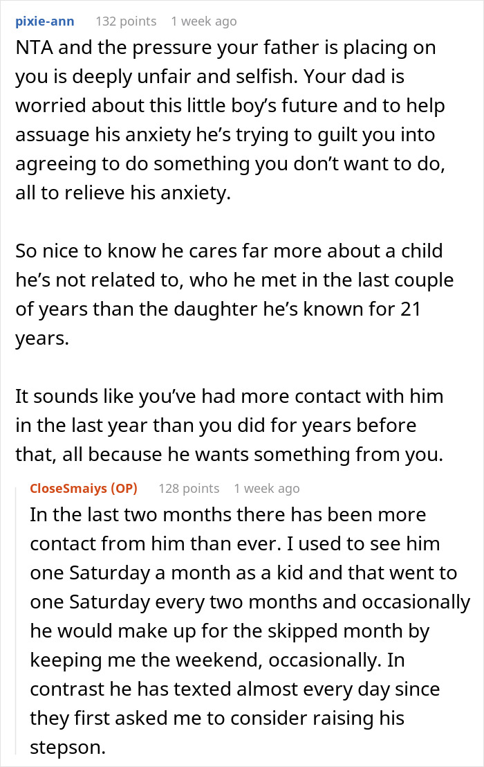 Parents Try To Guilt 21YO Into Taking Guardianship Of Autistic Stepbrother, She Flat-Out Refuses
