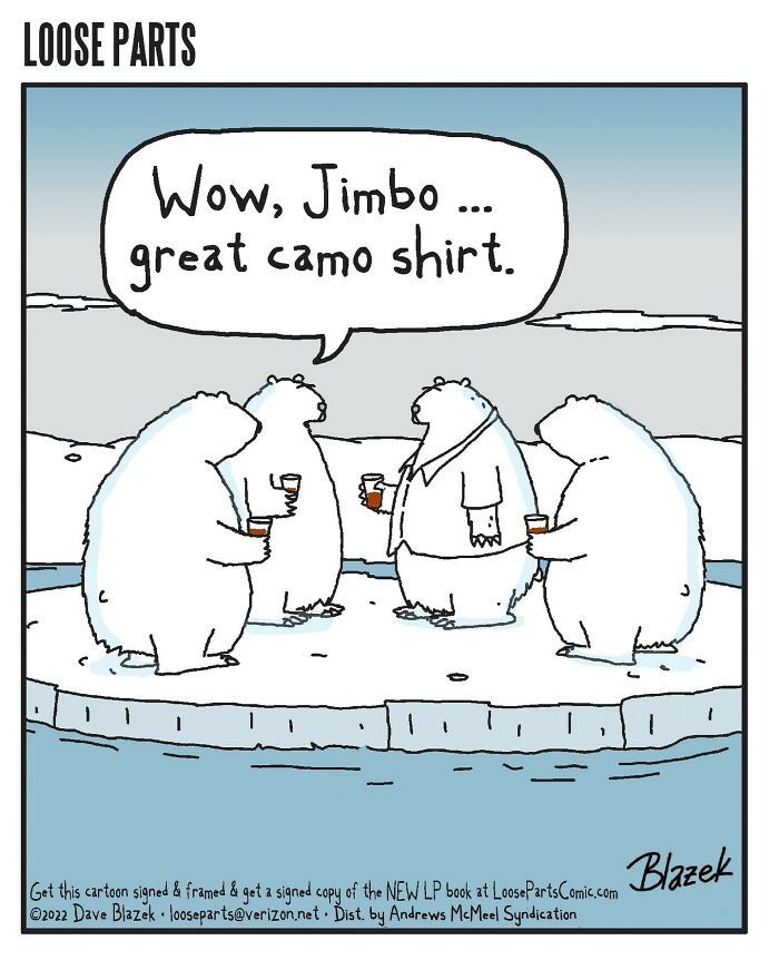 “Loose Parts&#8221;: 20 Hilariously Absurd Comics By Veteran Cartoonist Dave Blazek (New Pics)