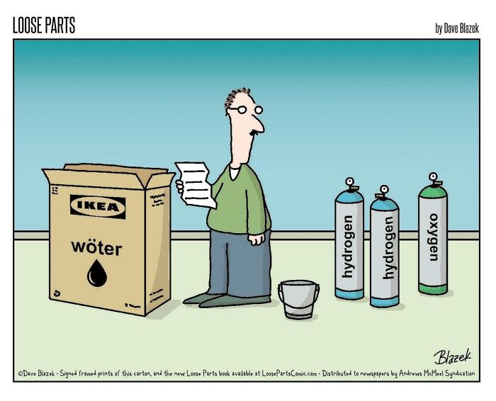 “Loose Parts&#8221;: 20 Hilariously Absurd Comics By Veteran Cartoonist Dave Blazek (New Pics)