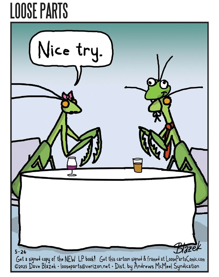 “Loose Parts&#8221;: 20 Hilariously Absurd Comics By Veteran Cartoonist Dave Blazek (New Pics)