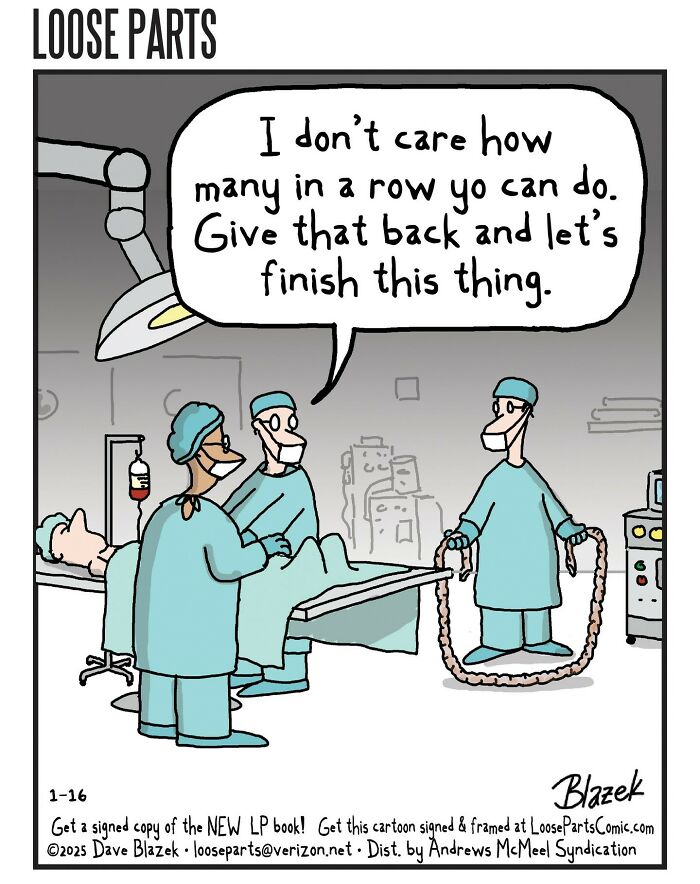 “Loose Parts&#8221;: 20 Hilariously Absurd Comics By Veteran Cartoonist Dave Blazek (New Pics)